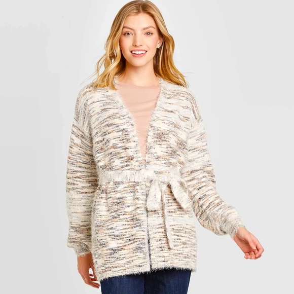 NWT Tie-Front Cardigan by Knox Rose - Picture 1 of 11